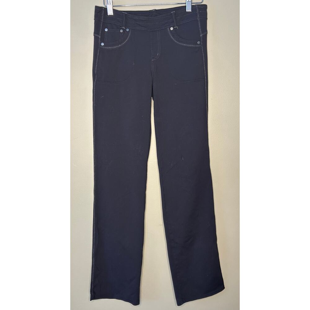 Kuhl Women's Black Yoga Pull On Stretch Active Pants Black Womens 8